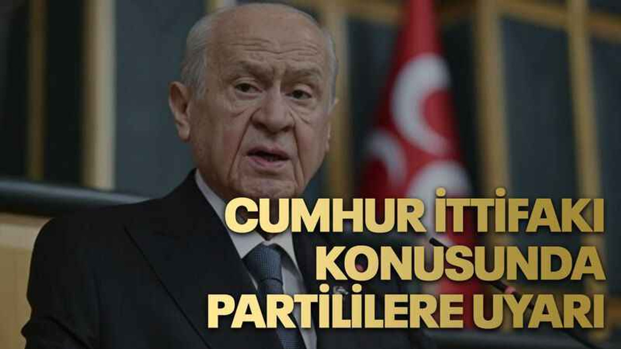 Cumhur ittifakı konusunda partililere uyarı